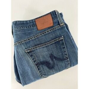 AG Adriano Goldschmied Mens Protege Loose Straight Jeans Blue Stretch 36